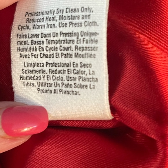 DKNY red wool coat - Picture 11 of 13